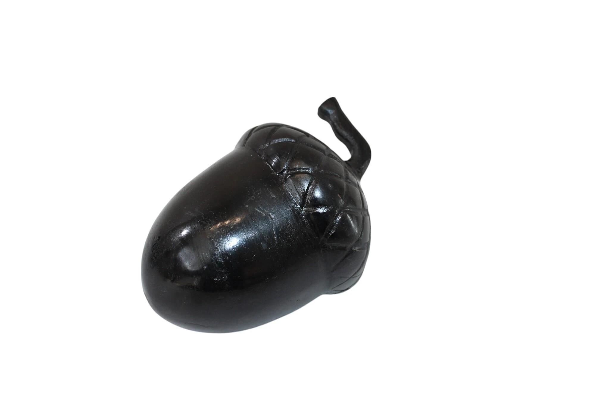 Dekoration Eichel - Größe XL - Schwarz