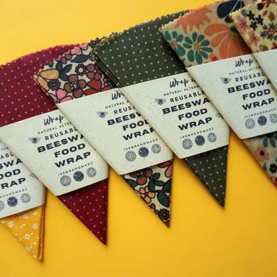 REUSABLE BEESWAX FOOD WRAP - Ø26 cm wrap