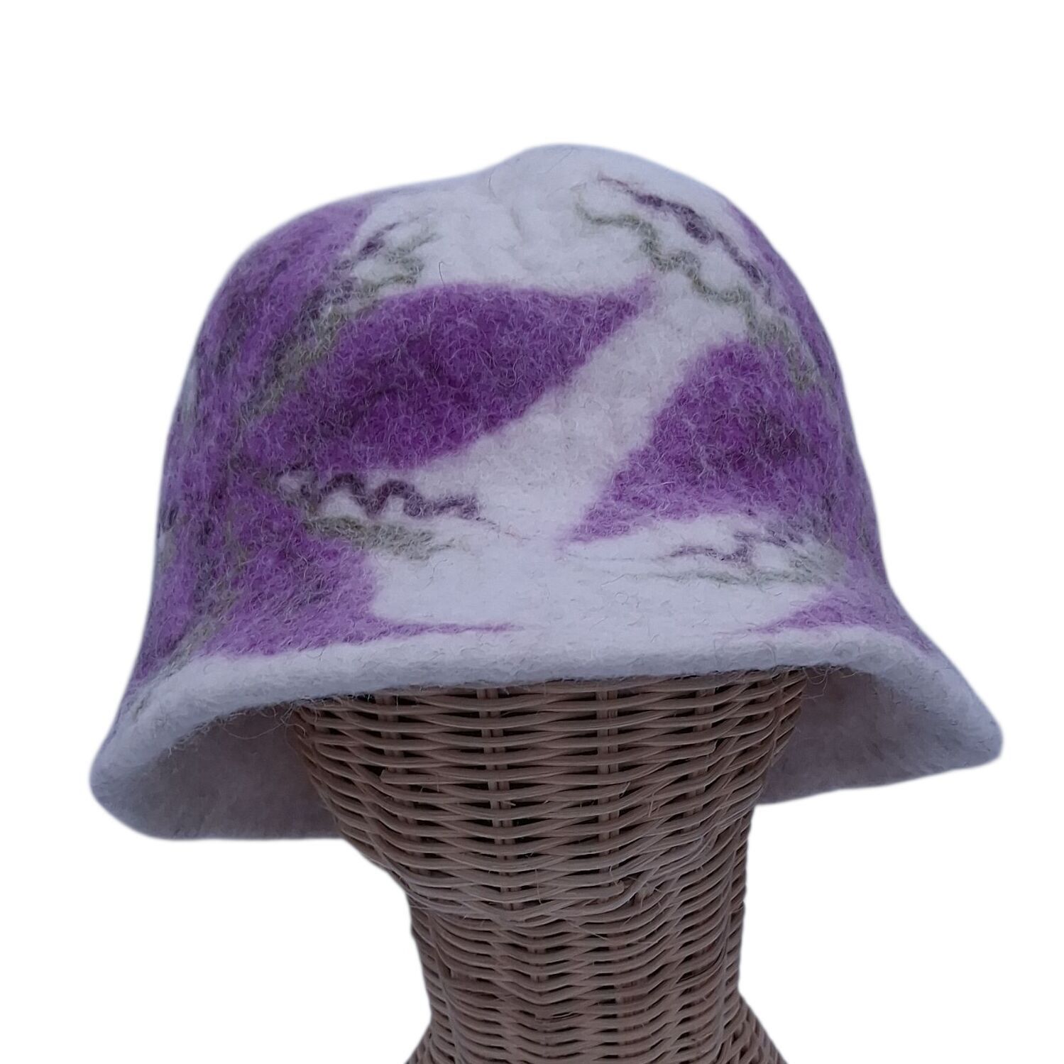 chapeau feutré à la main en laine de mouton libre