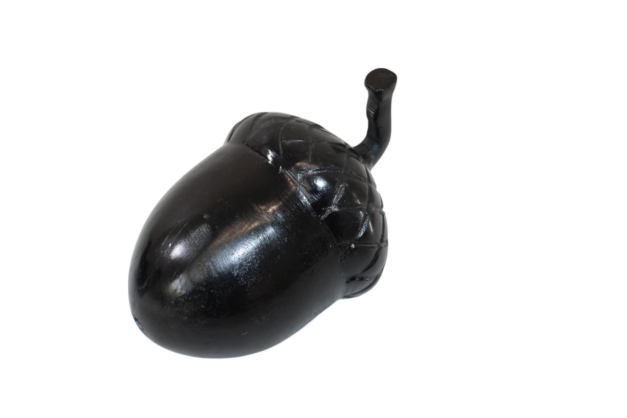 Dekoration Eichel - Größe XXL - Schwarz