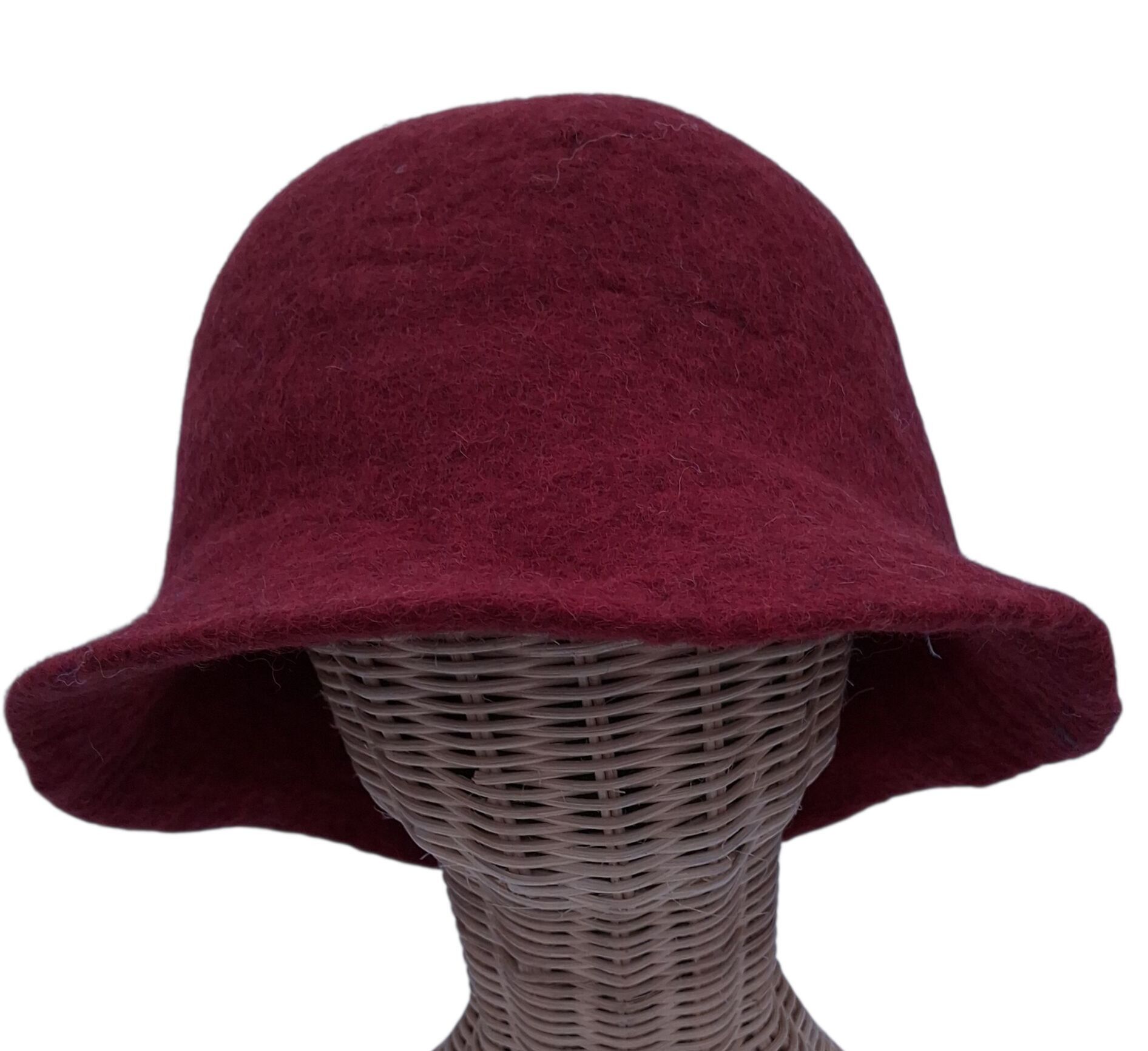 chapeau feutré à la main en pure laine de mouton