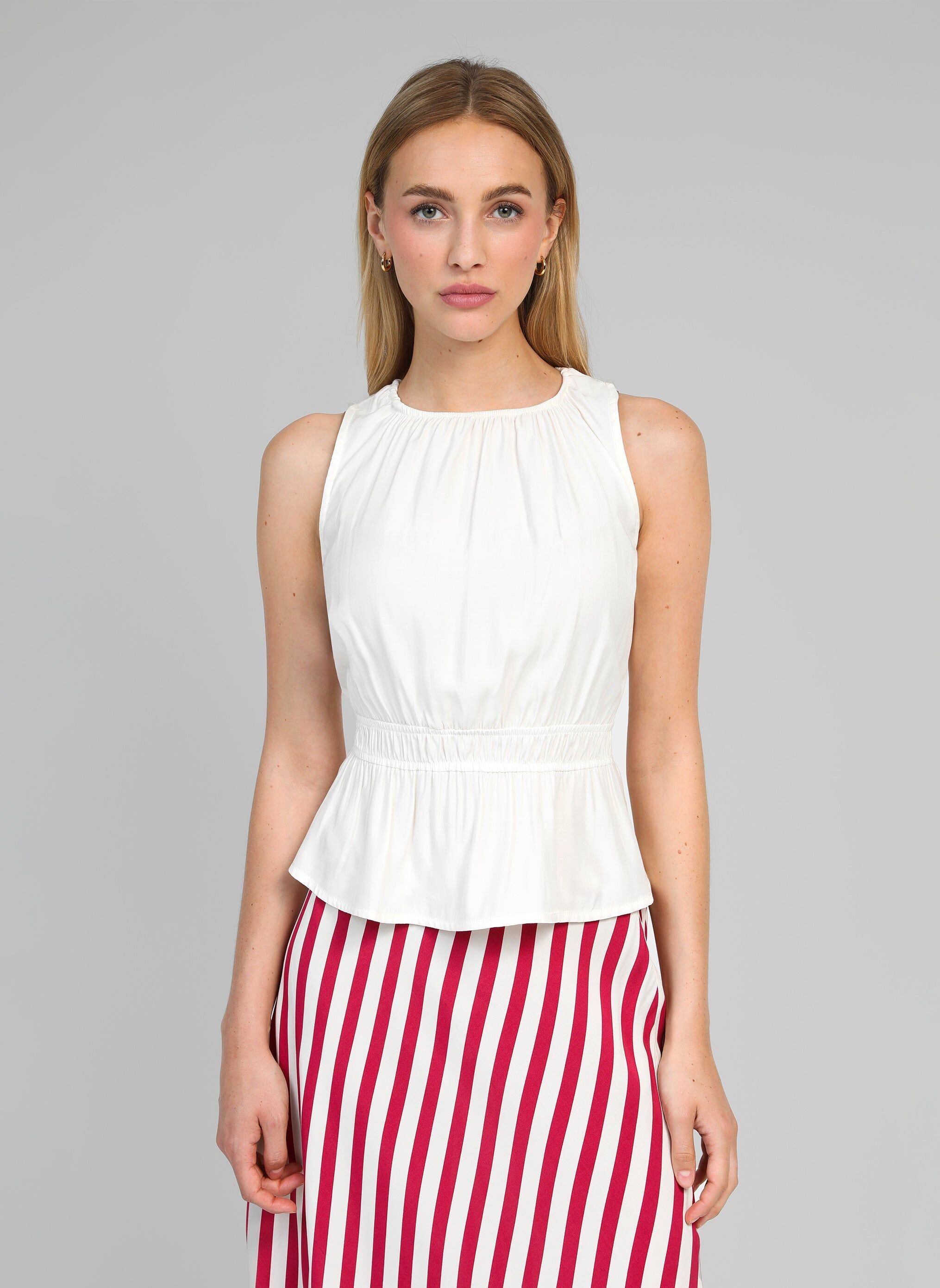 TOP KANDELA bianco sporco