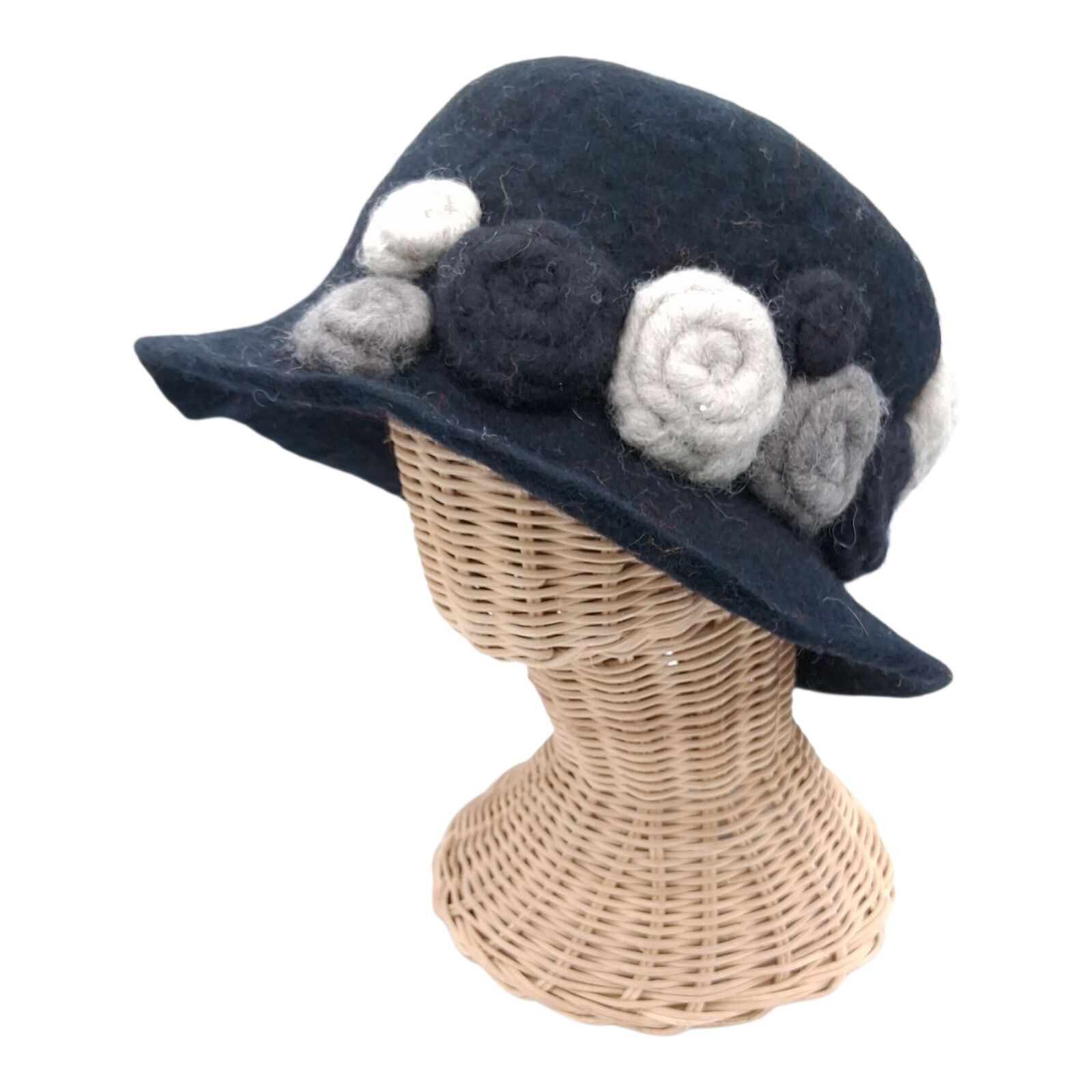 chapeau feutré à la main en pure laine de mouton