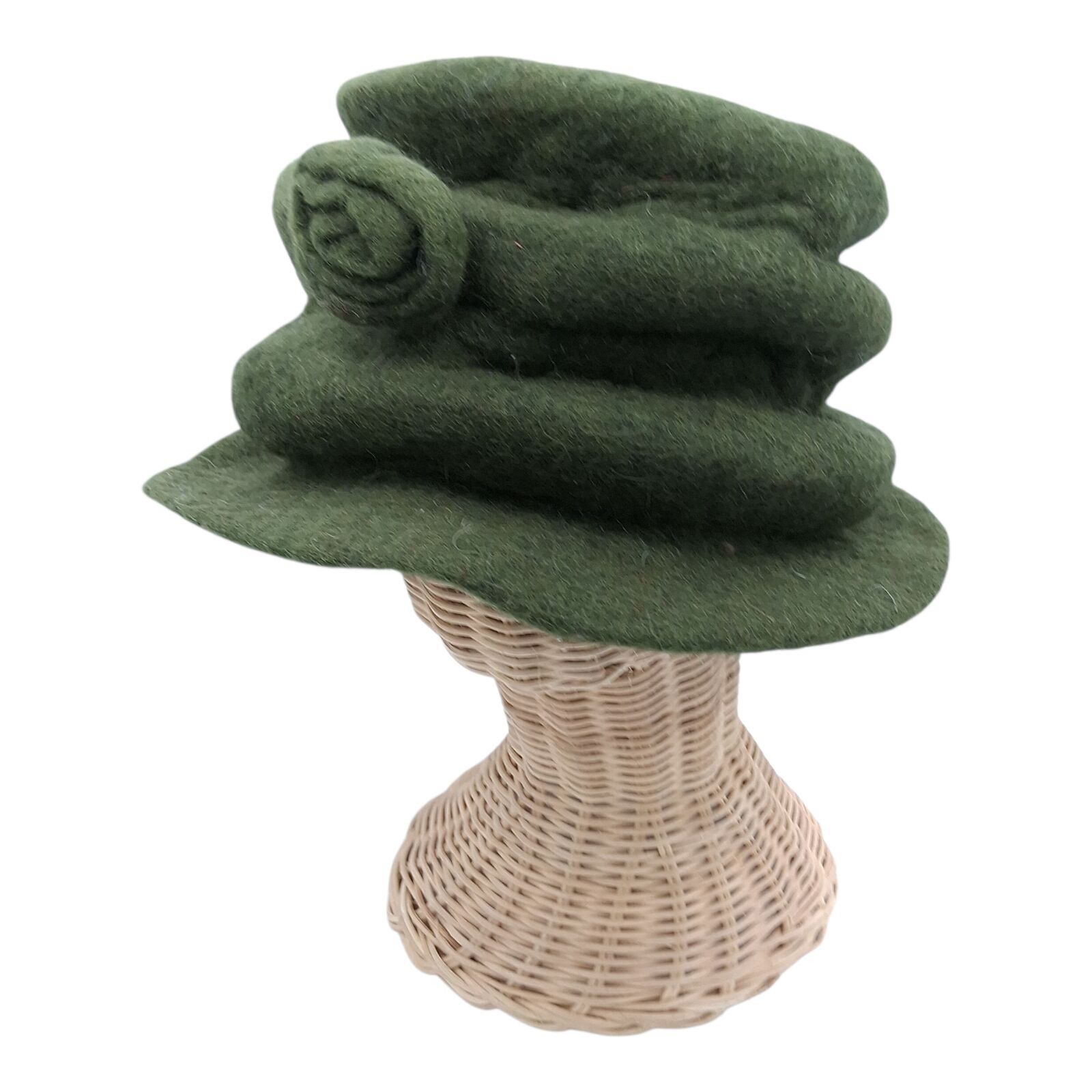 chapeau feutré à la main en pure laine vierge