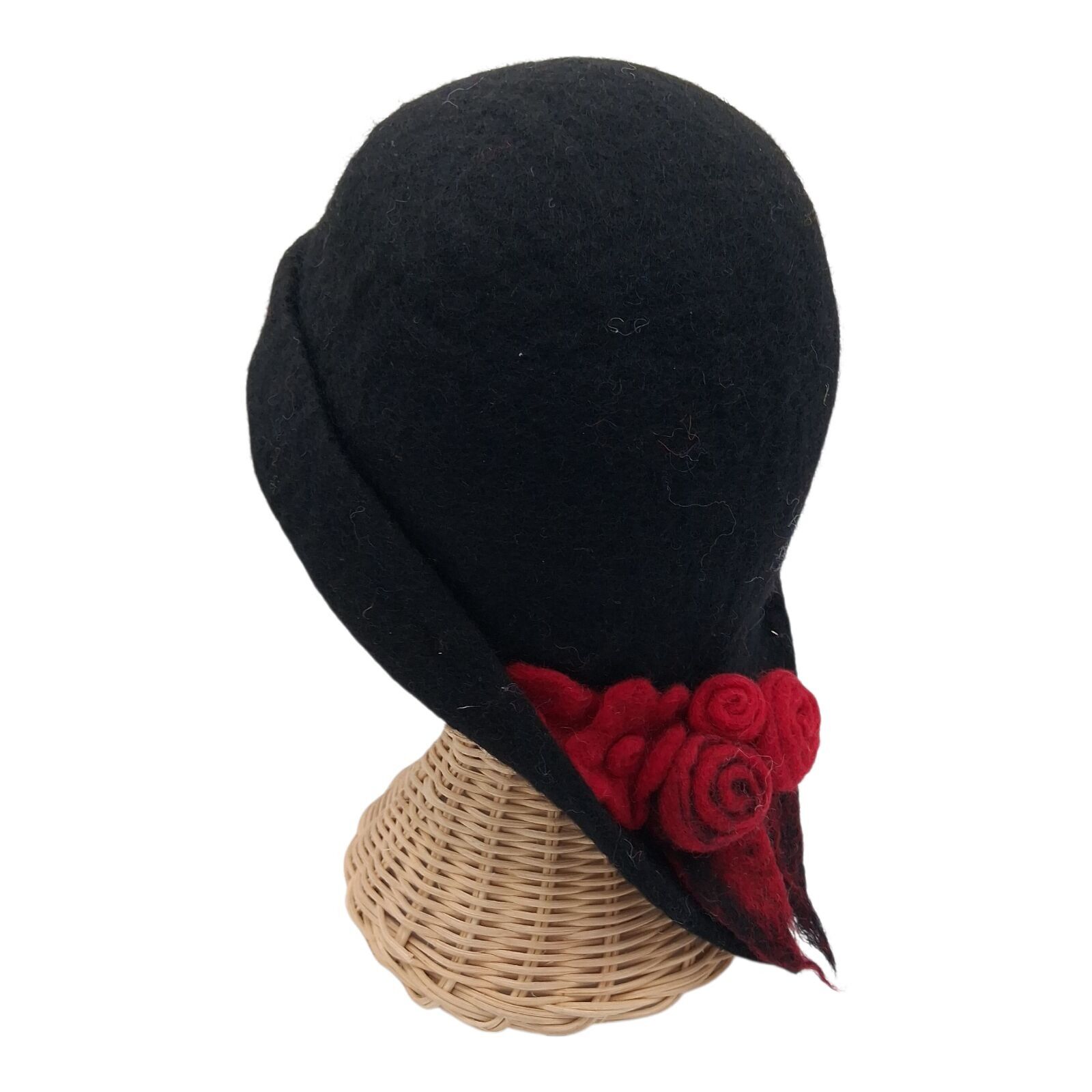 handgefilzter Hut aus reiner schafwolle