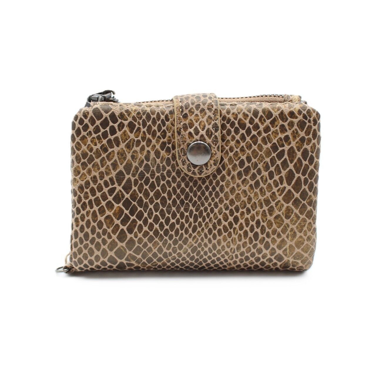 Piccolo portamonete effetto serpente