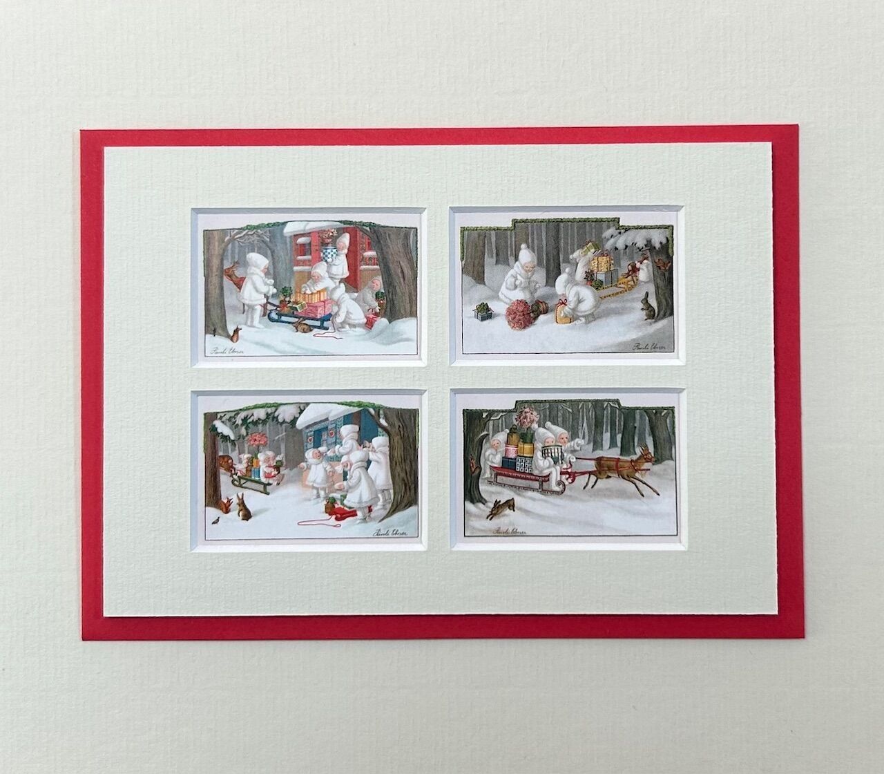 Carte Passe-Partout Noël - Le traineau