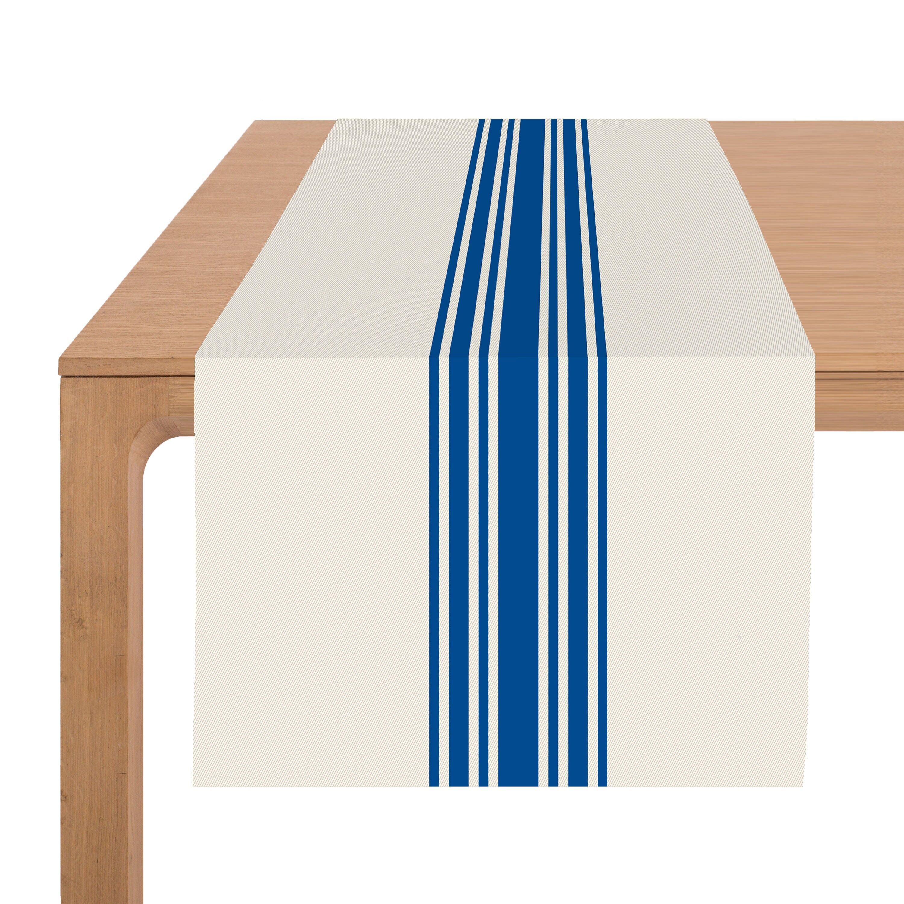 St-Jean-de-Luz Blue Luzien table runner