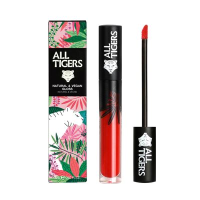 Brillo natural y vegano 816 ROUGE ORANGE BRILLANTE "UNLEASH THE TIGER"