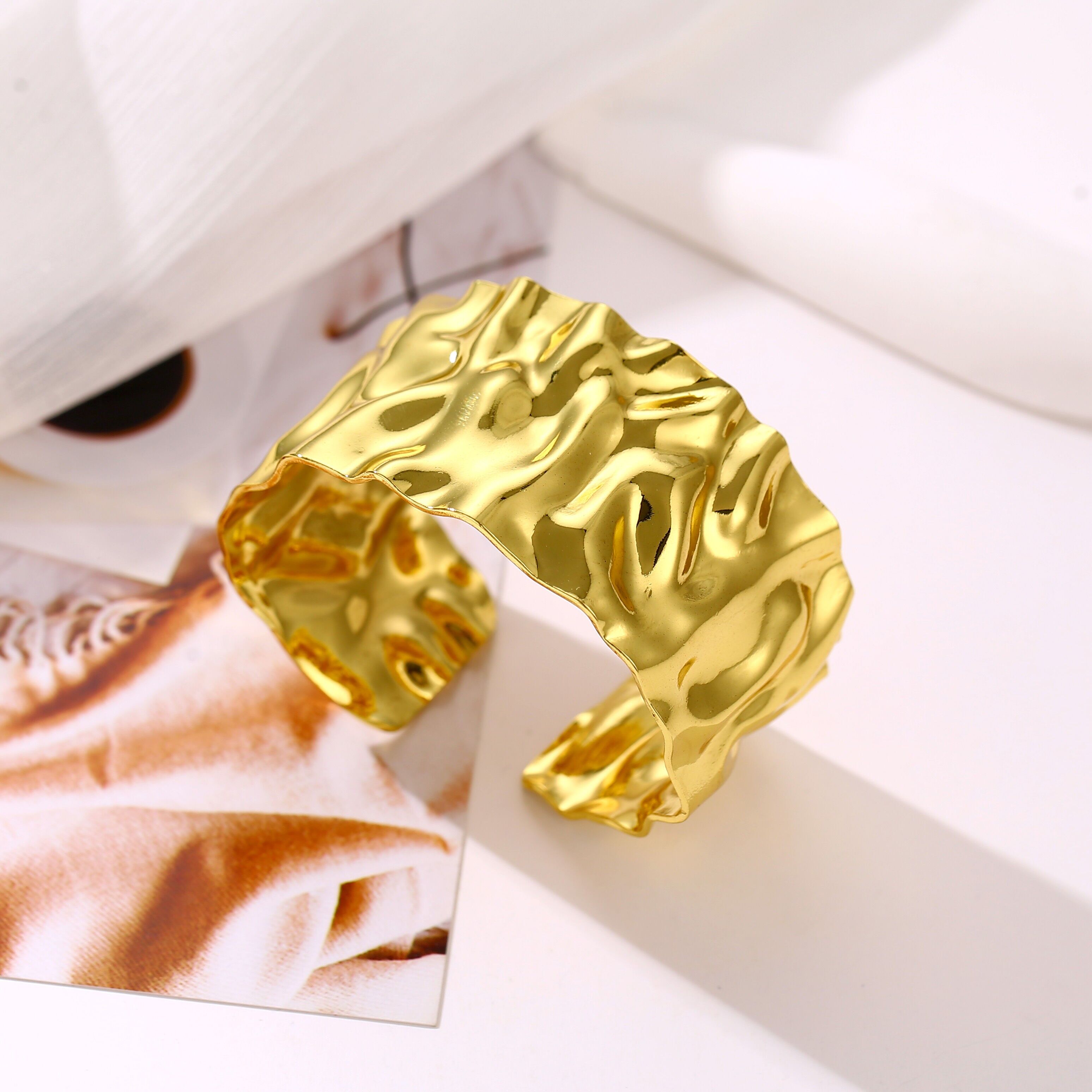 Bracciale rigido in acciaio inossidabile - BR110342OR