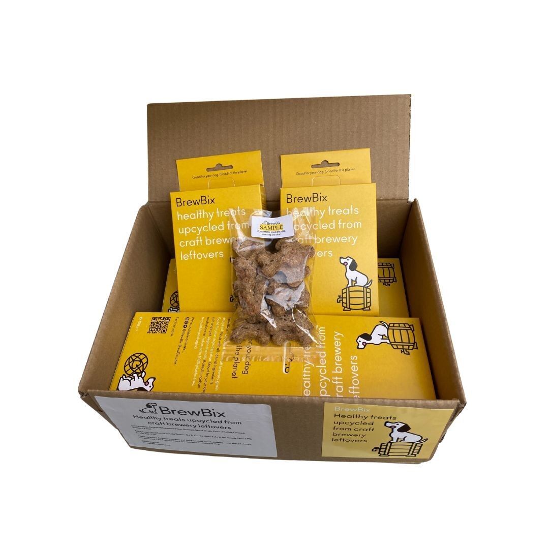12 x 100gBrewBix dog treats TRIAL Box incl samples+POS