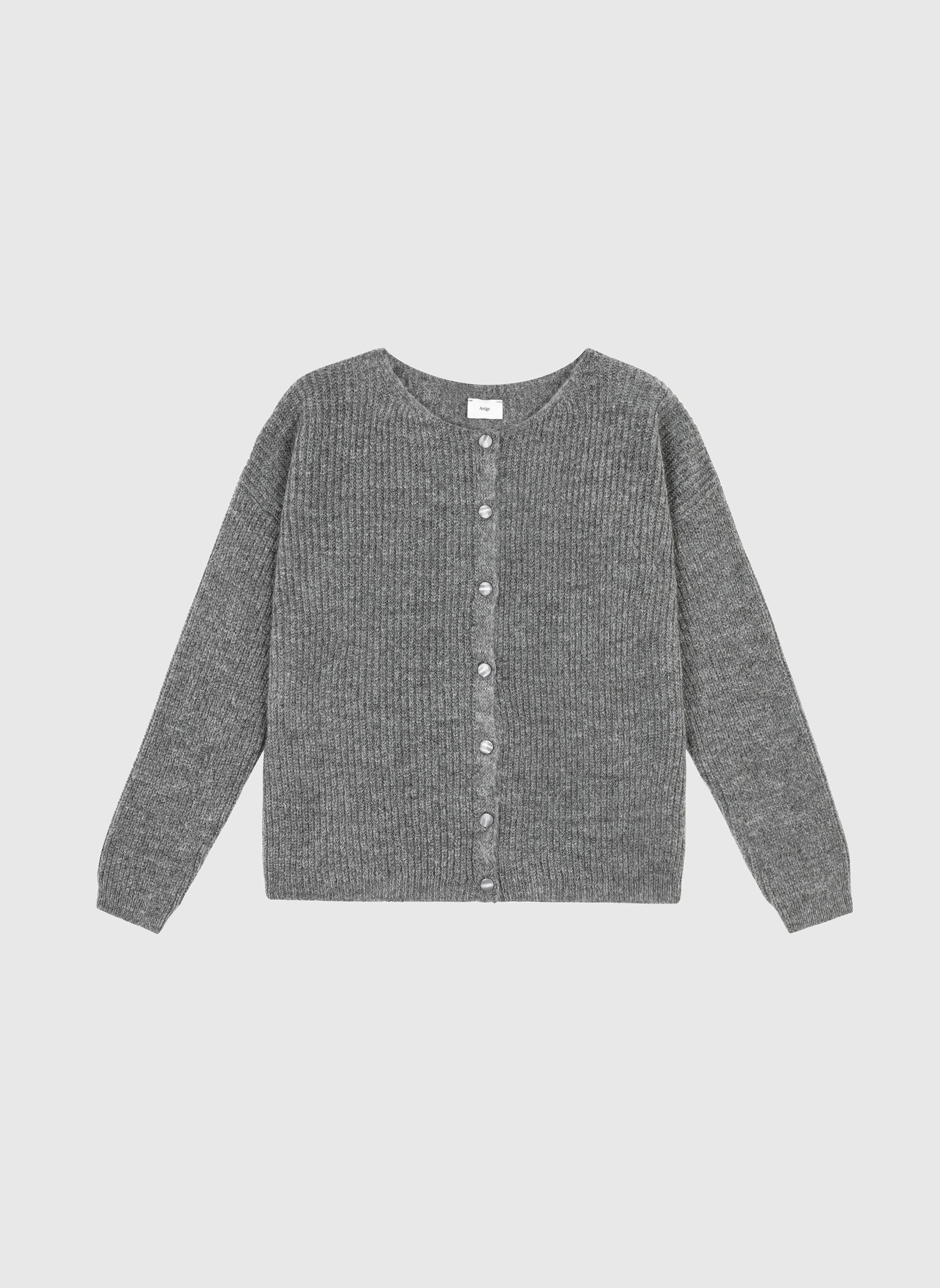 Gilet grigio mélange LARAMIS