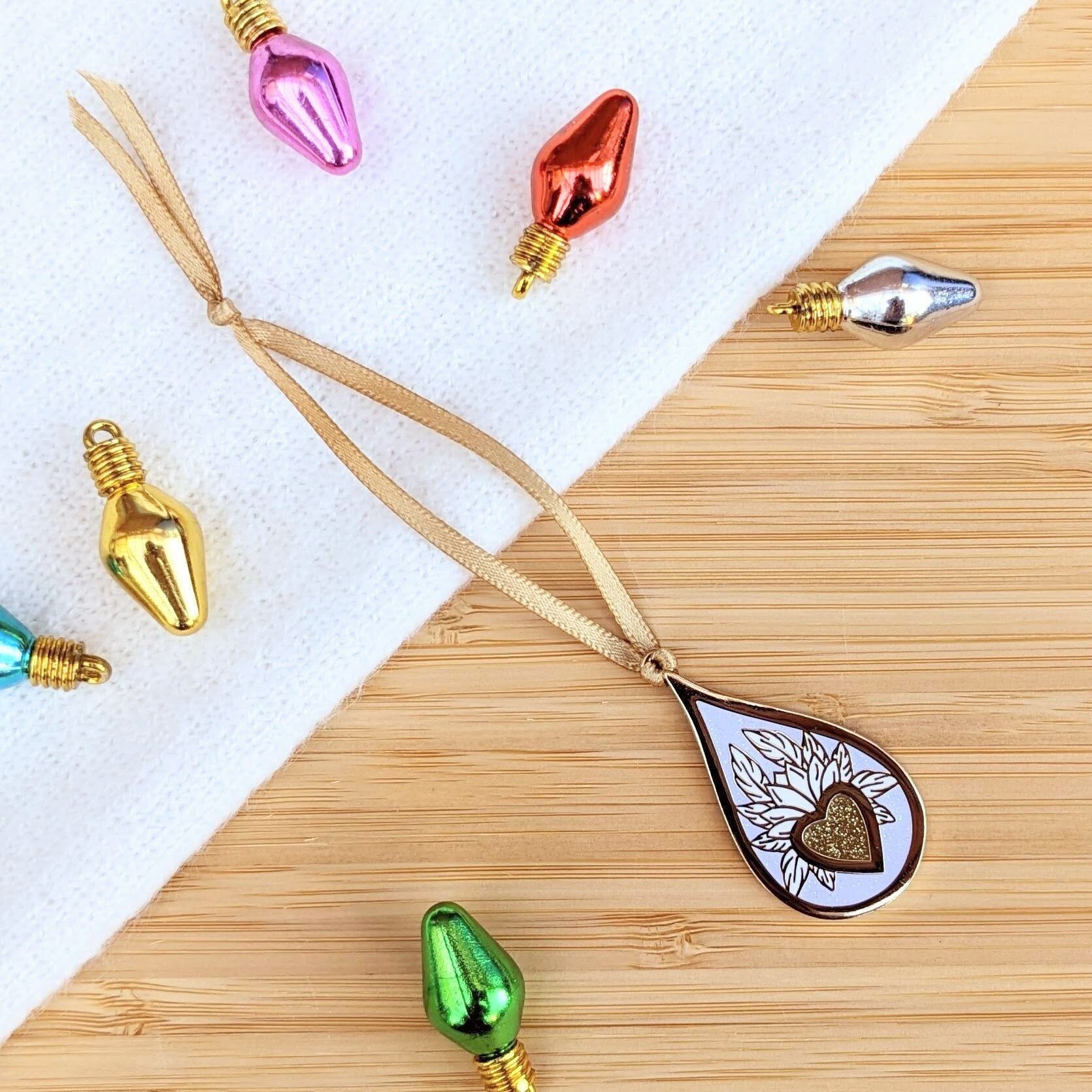 Decorazione da appendere in smalto per l'allattamento al seno "Oro liquido, amore liquido, crescita liquida"