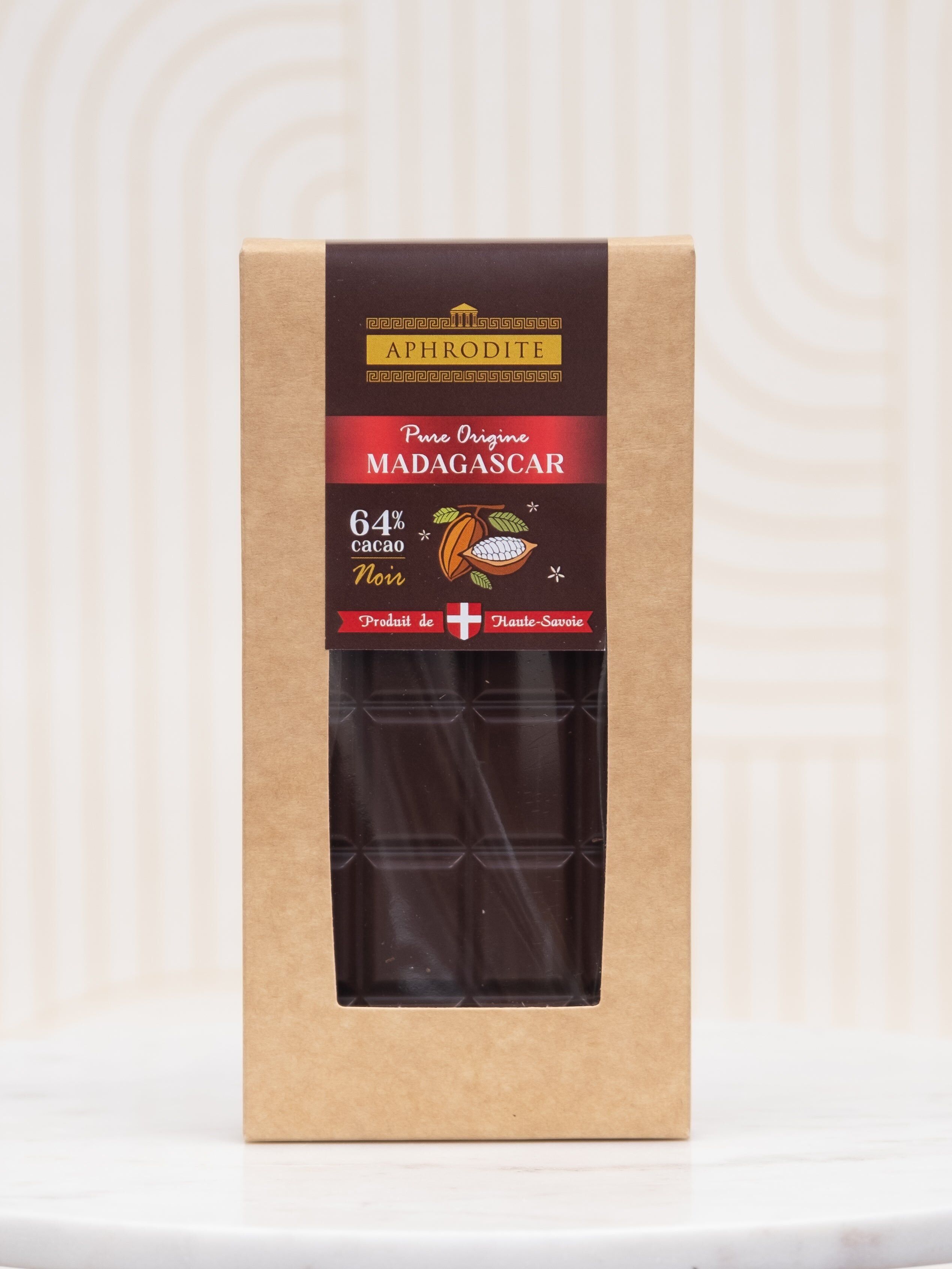 Pure origin Madagascar 64% dark chocolate bar