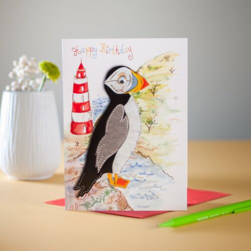 Perry The Puffin Greetings Cards
