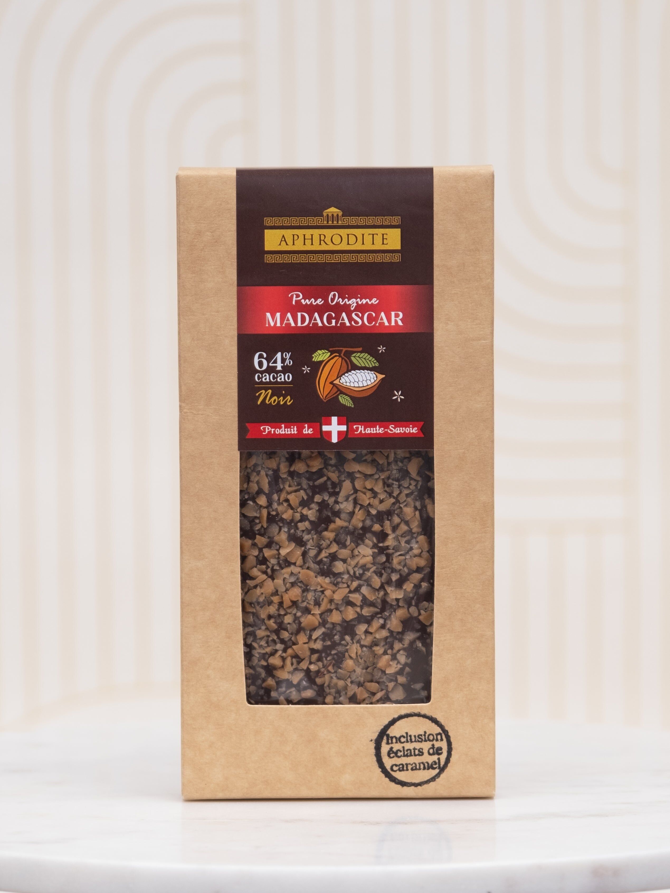 Pure origin Madagascar 64% dark chocolate bar with inclusions