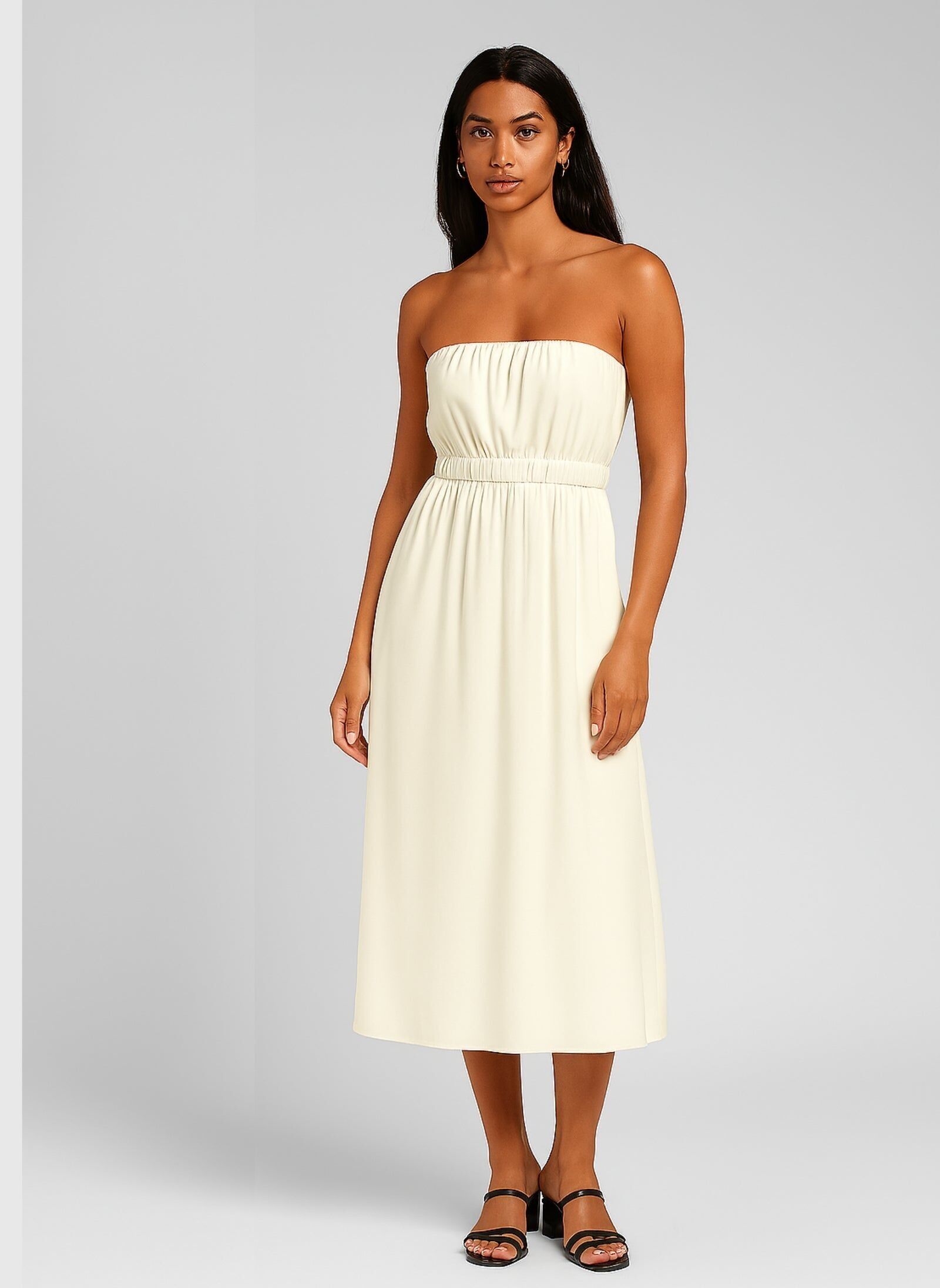 ABITO LUNGO MILIKA ecru