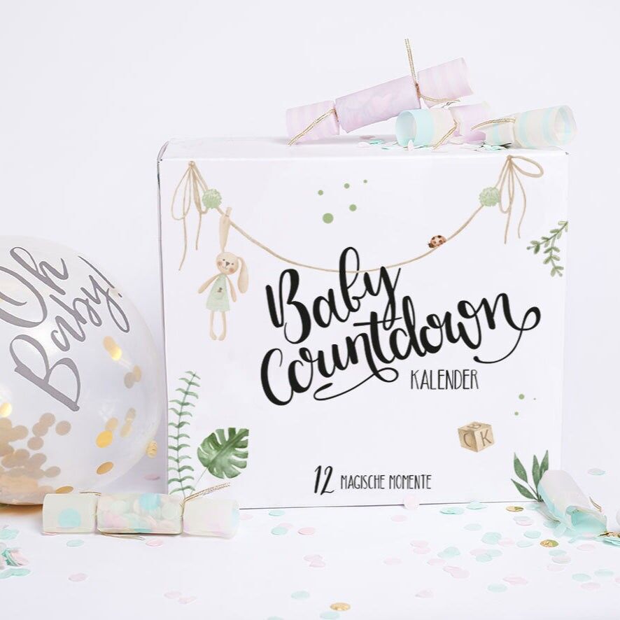 Baby Countdown Kalender - - -  Für das erste Lebensjahr bis zum Kleinkind