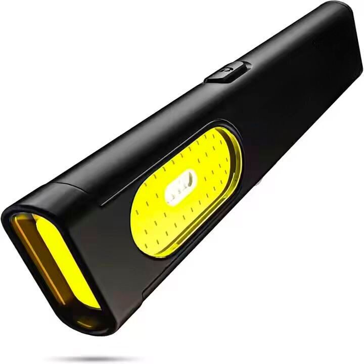 Lampe torche LED multifonction rechargeable USB-C T7 avec 6 modes d'éclairage COB - Lampe portable compacte et durable pour la maison, l'atelier, le camping et les activités de plein air