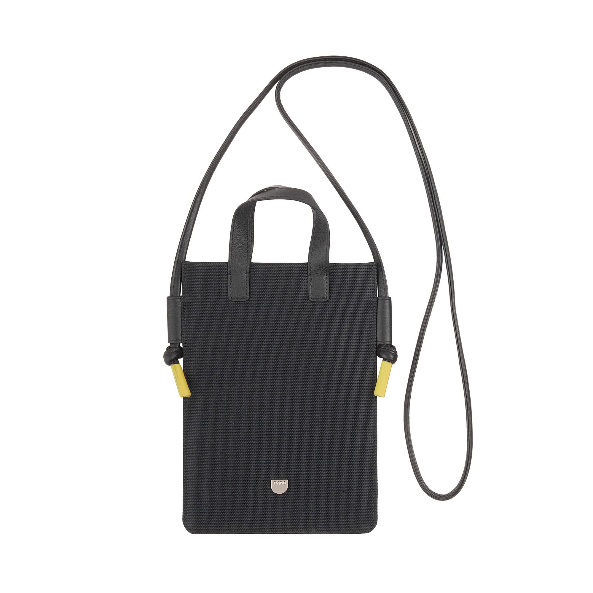 Smartphone-Tasche aus Dudu-Leder, schwarz