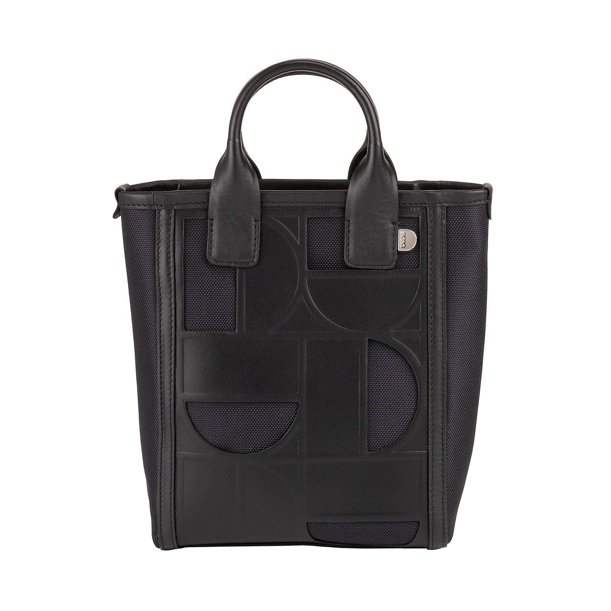 Borsa a tracolla piccola da donna Dudu nera_giallo brillante