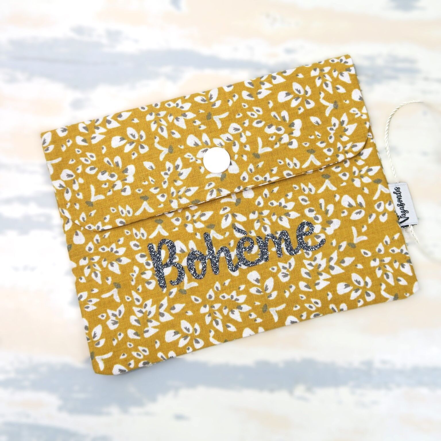 Piccola custodia portaoggetti - Messaggio floccato - 5 modelli disponibili