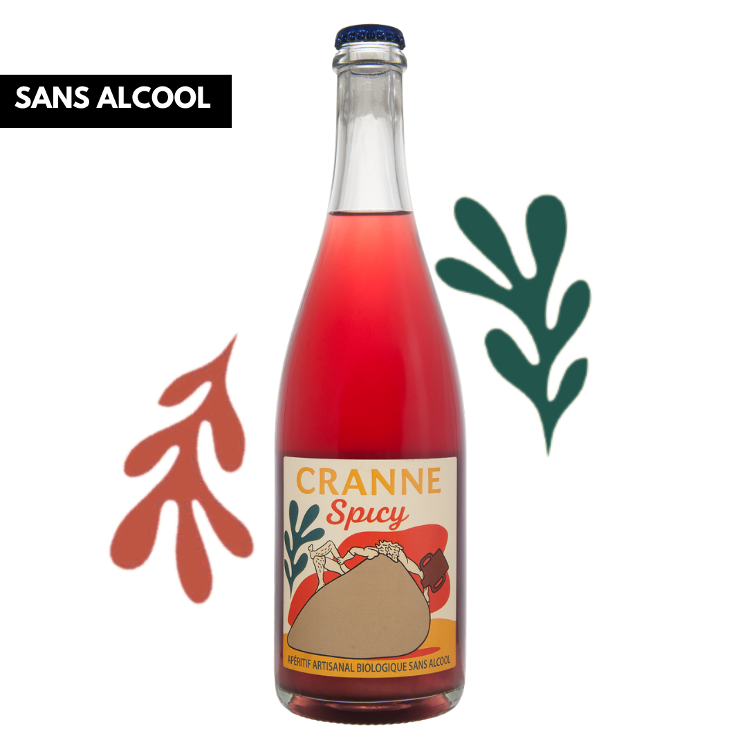 Organic Artisanal Sparkling Non-Alcoholic Drink "Spicy Skull", 75cl, Sichuan Pepper Infusion