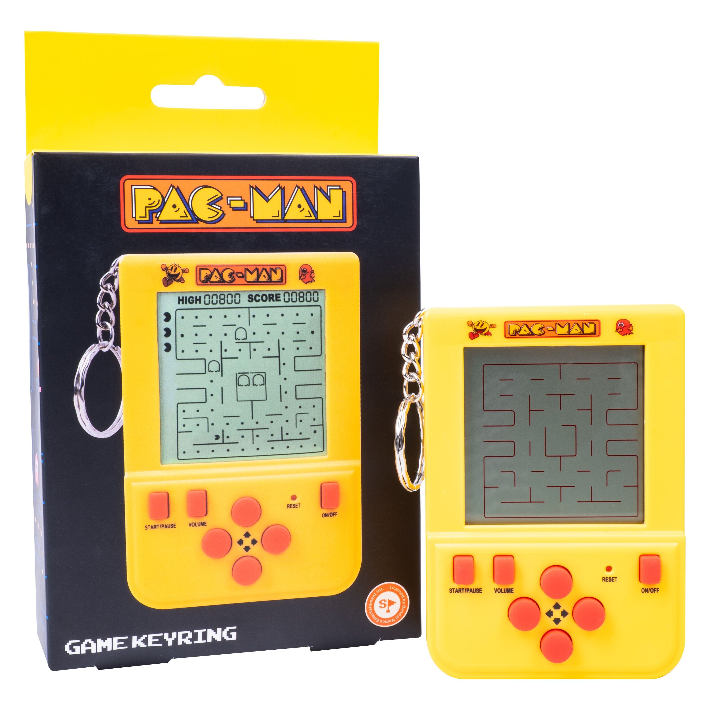 PAC-MAN Keyring Game – Mini Retro Handheld Arcade