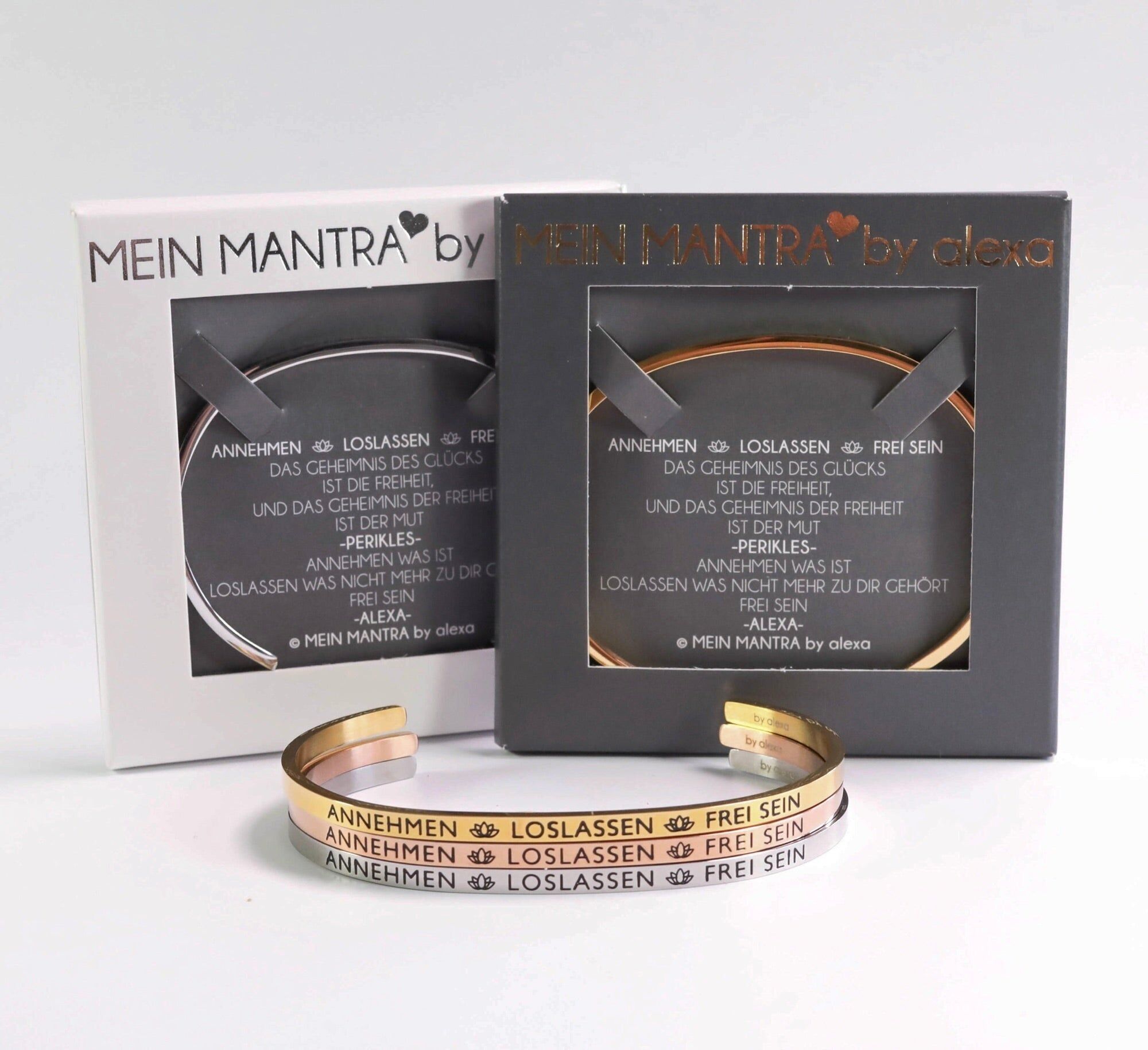 BRACCIALETTO MANTRA - ACCETTA, LASCIATI ANDARE, SII LIBERO