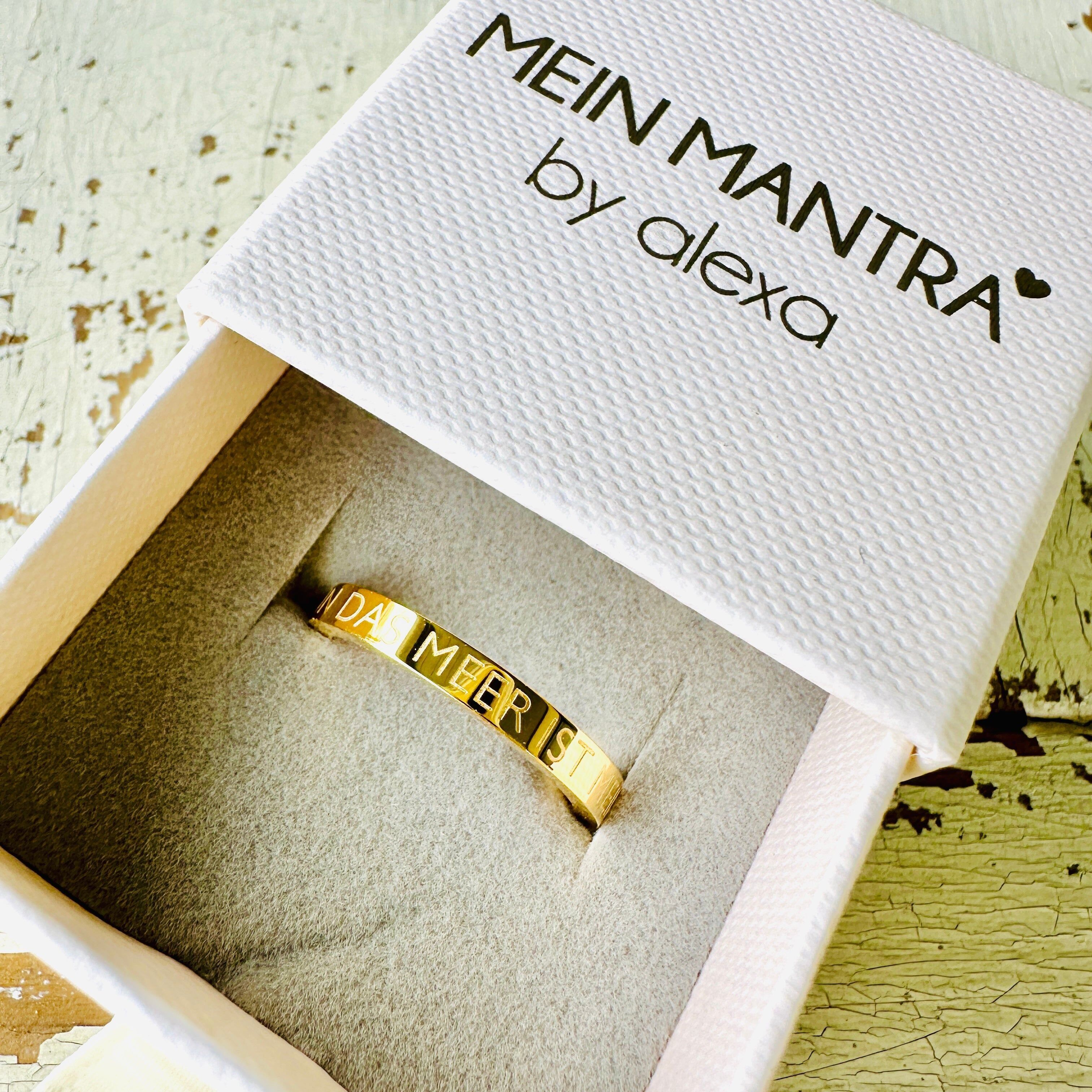 Bague Mantra - CAR LA MER EST MON ÂME