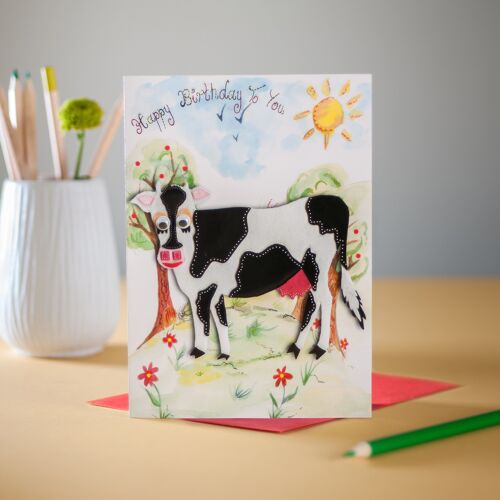 Clarissa The Cow Greetings Card