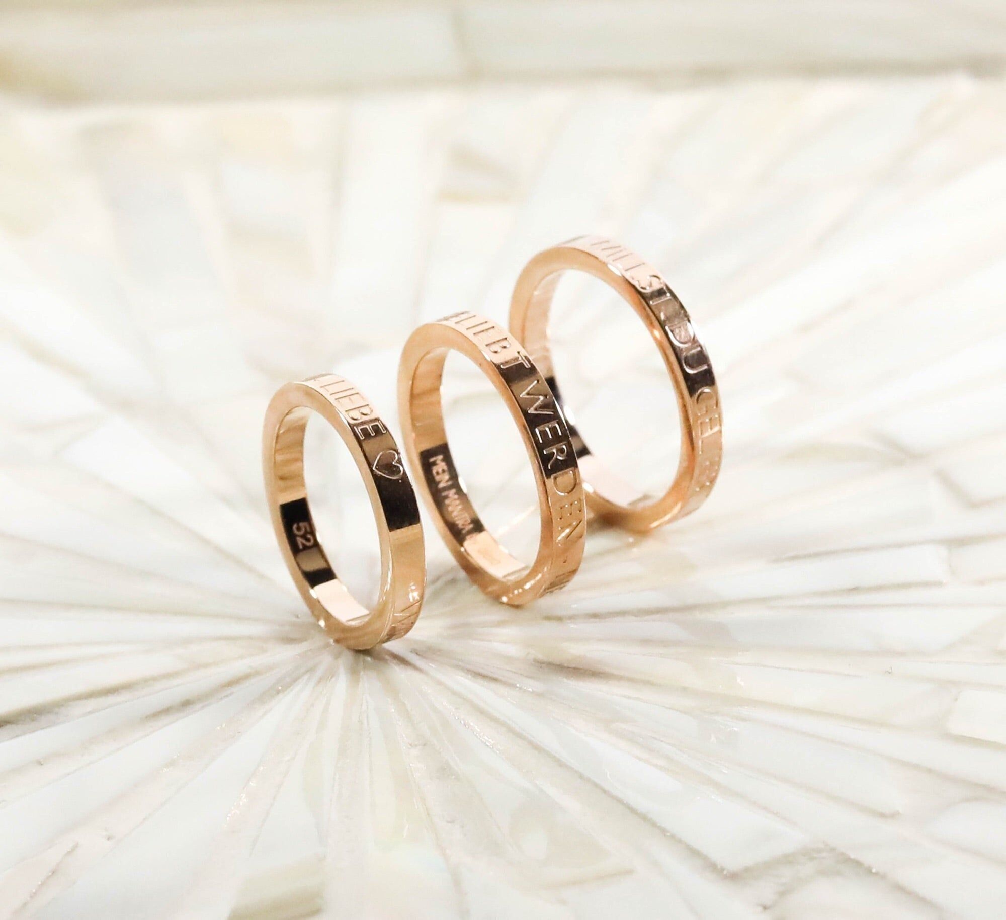 Bague Mantra - VEUX-TU ÊTRE AIMÉ - AMOUR