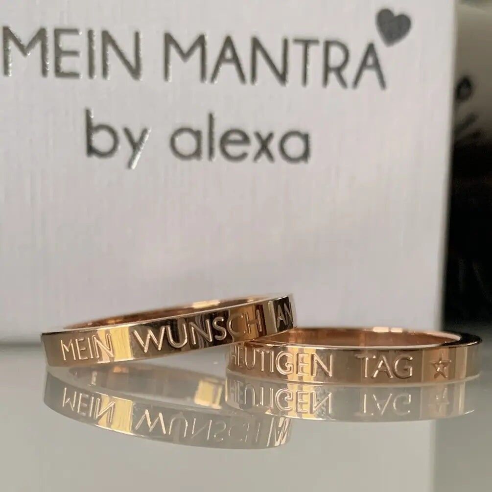 Bague Mantra - MON SOUHAIT POUR AUJOURD'HUI