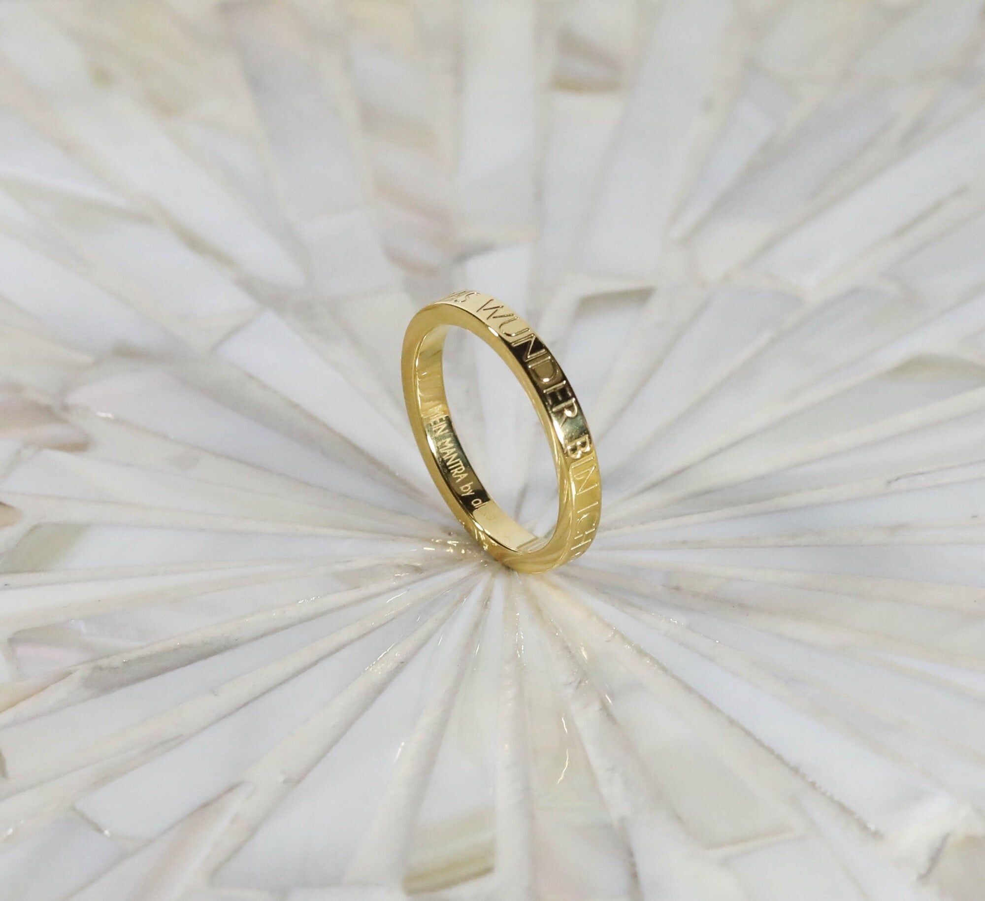 Bague Mantra - JE SUIS LE MIRACLE