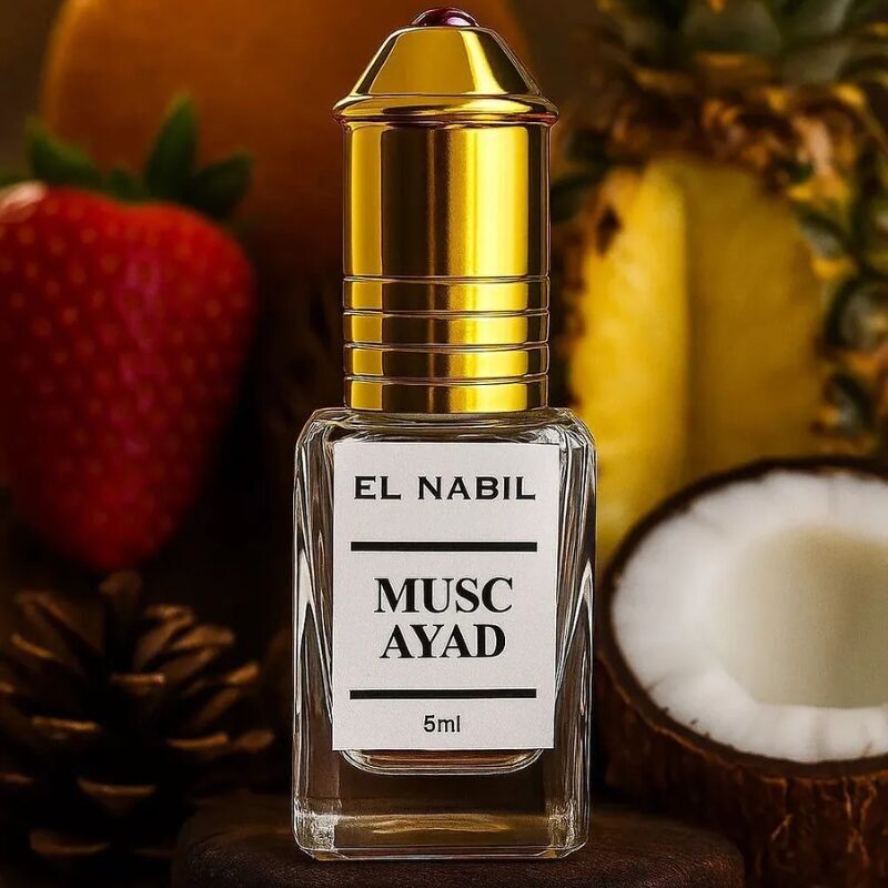 Musc Ayad 5ml – El Nabil CONFEZIONE DA 12 PROFUMI TRADIZIONALI AL MUSCHIO