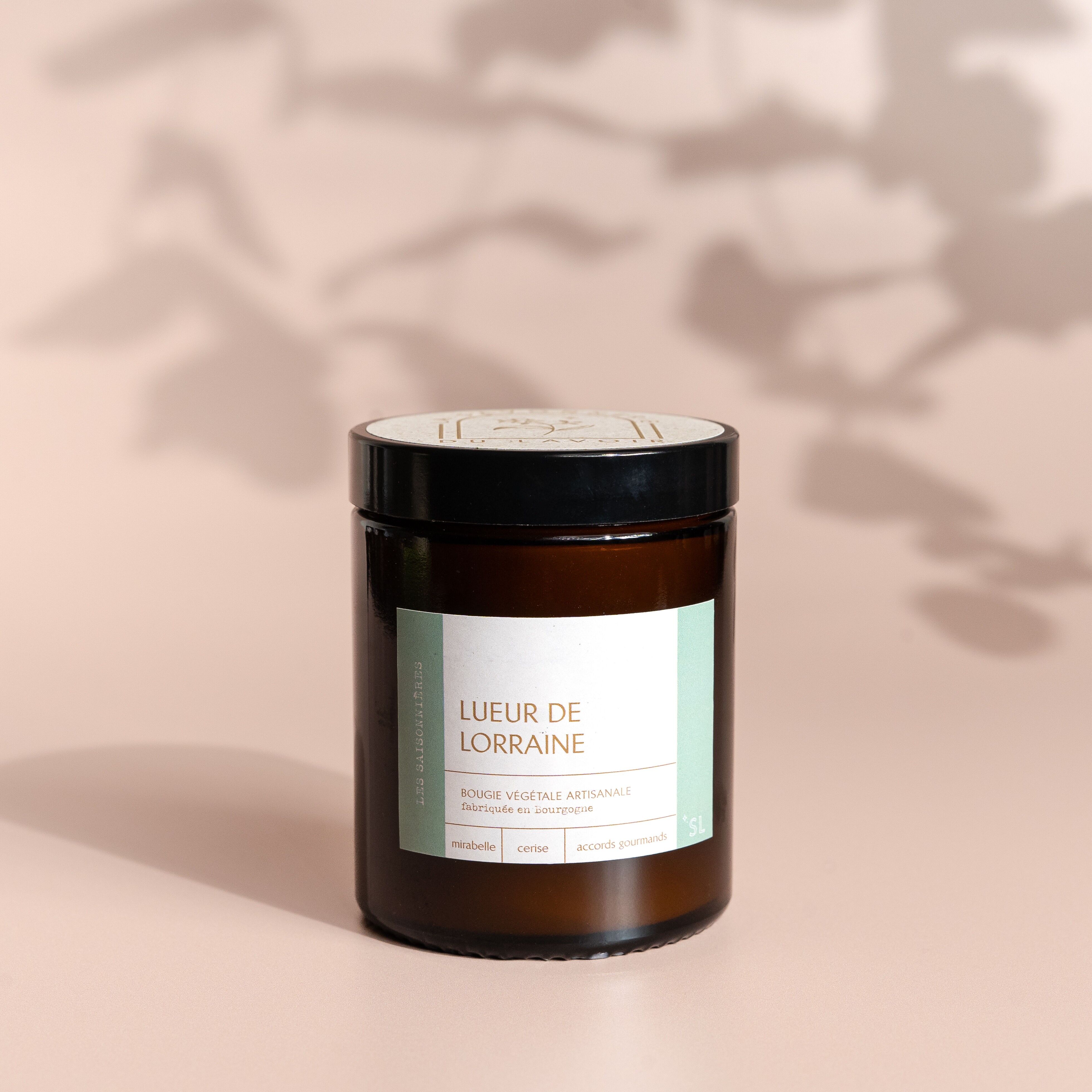 Soy wax scented candle - Lueur de Lorraine (140g net)