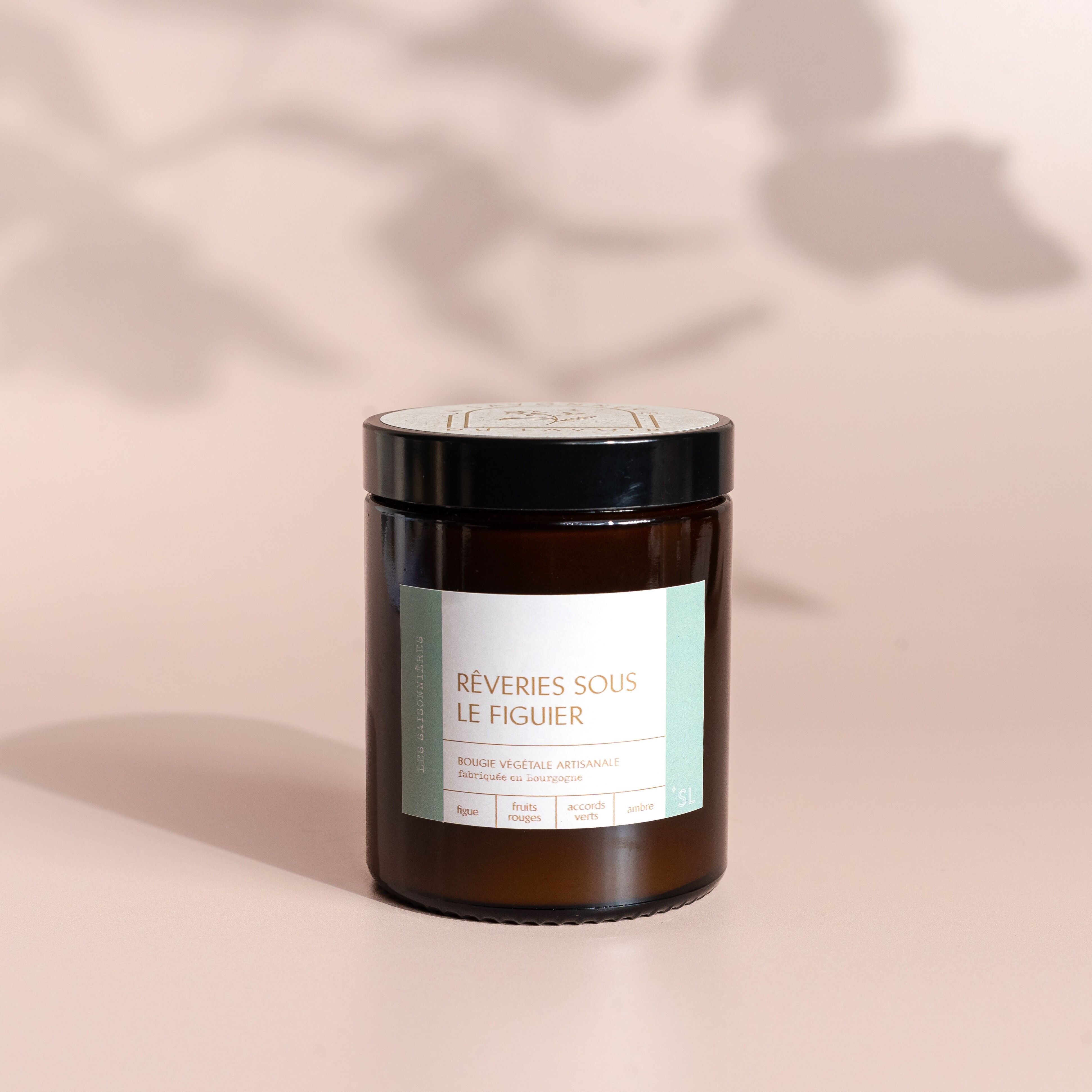 Scented soy wax candle - Reveries under the Fig Tree (140g net)