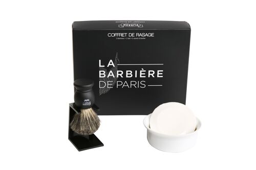 Coffret Rasage La Barbière de Paris x Plisson