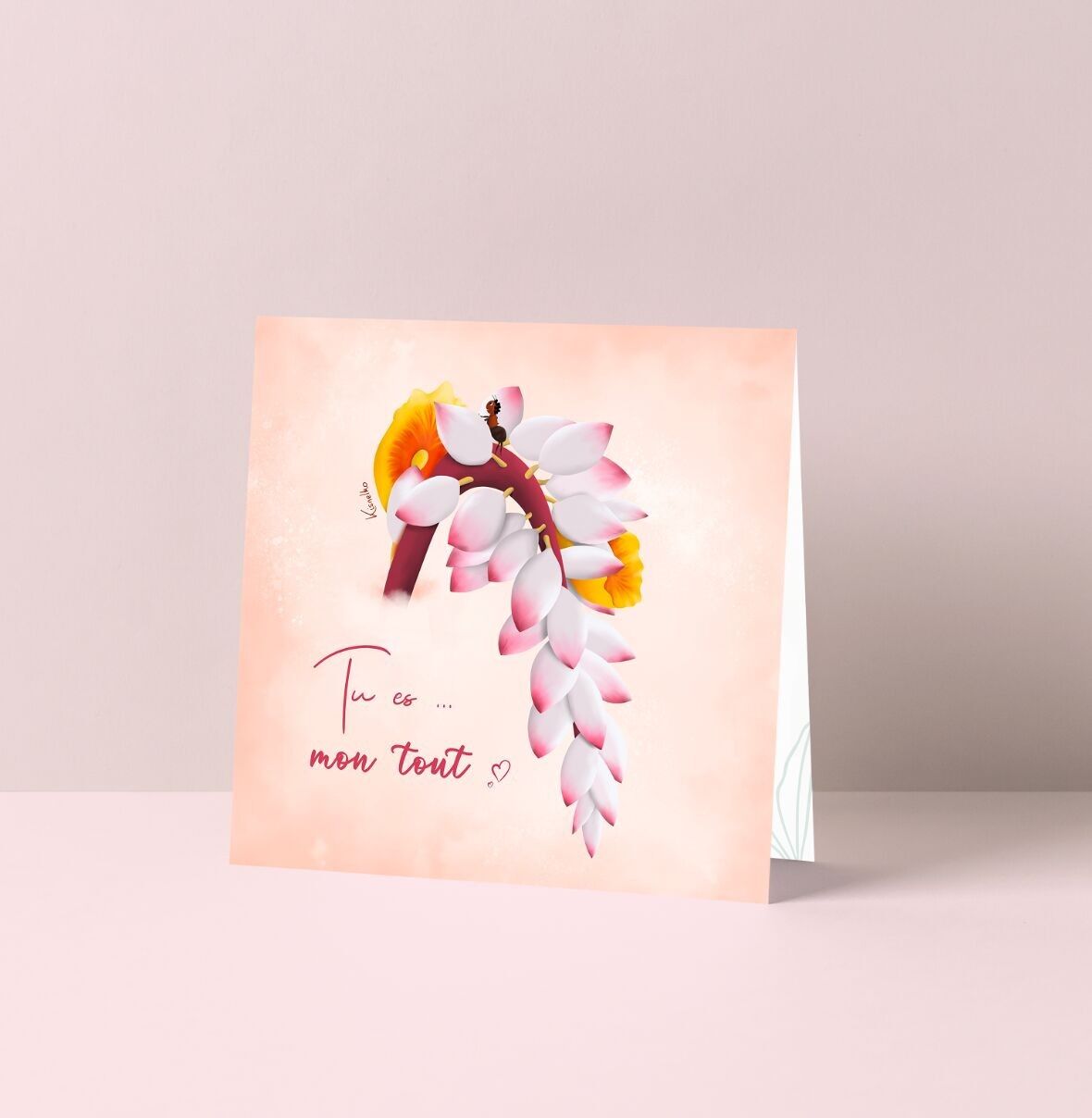 Carte de voeux - Atoumo - Di es mon tout