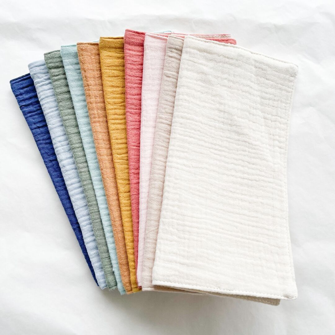 Pack of 10 cotton gauze family record book covers