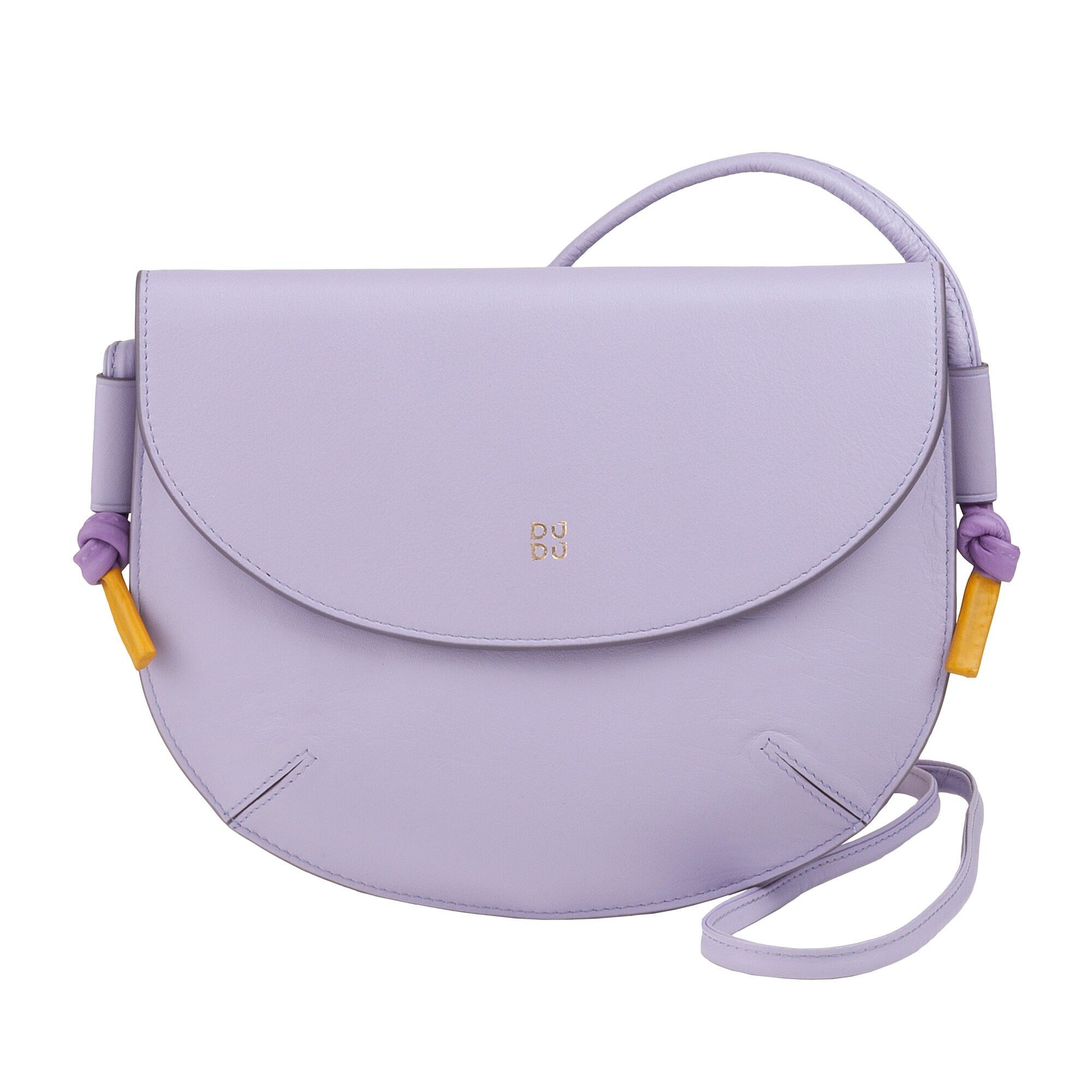 Dudu Medium Women'S Leather Crossbody Bag Provence lilac