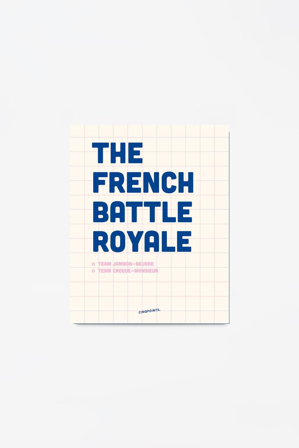 Idea regalo di Natale con il poster "The French Battle Royale"