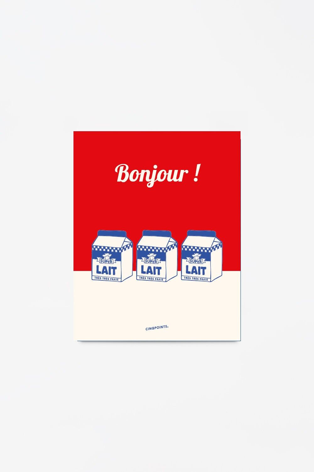 Poster "Ciao", idea regalo per la decorazione natalizia