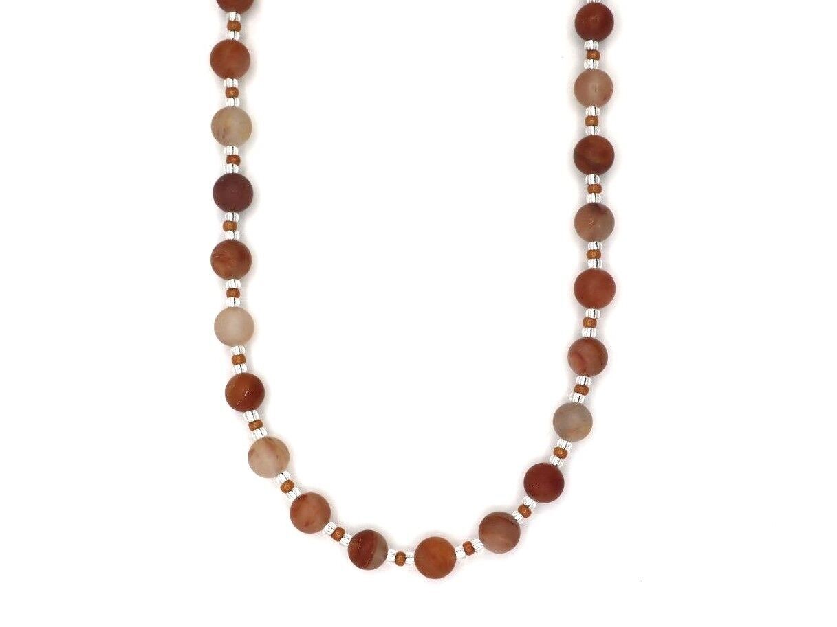 Collana Batu sunstone, acciaio inossidabile argento o oro