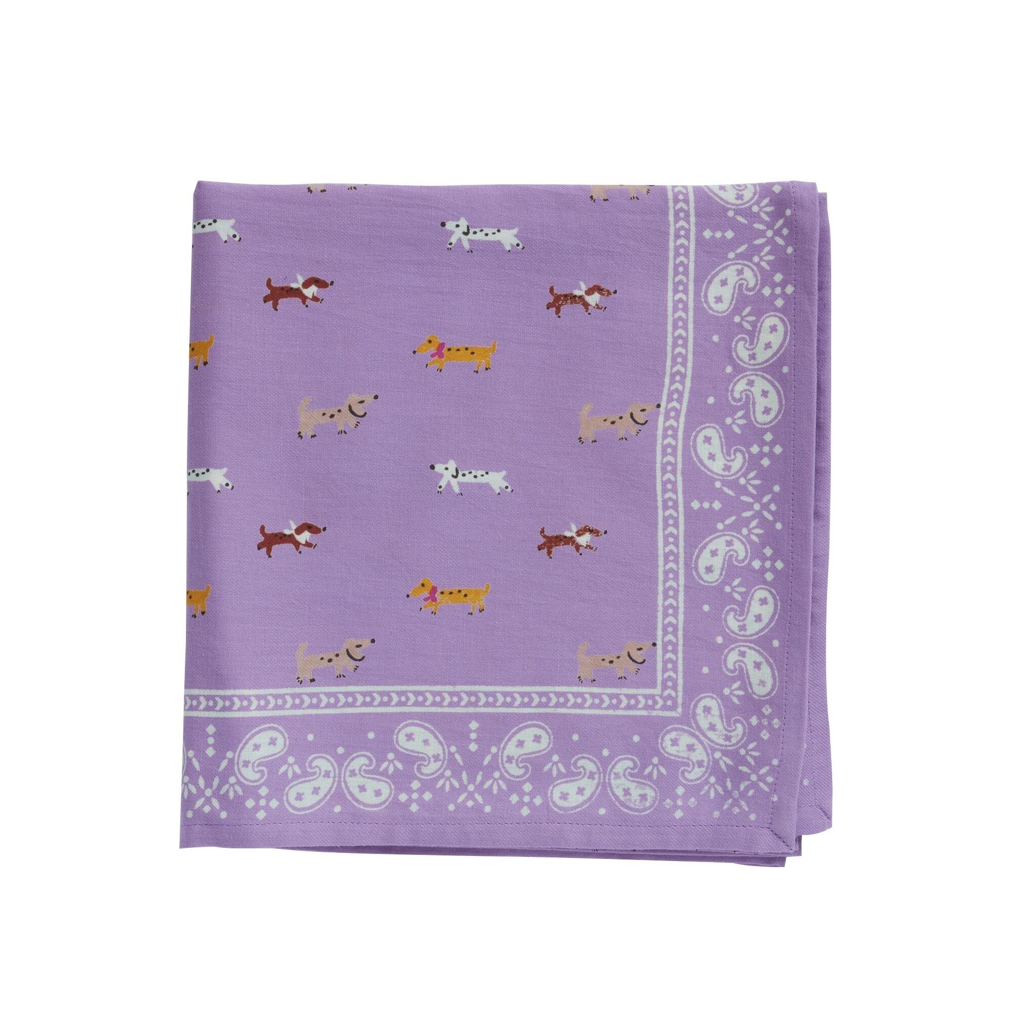 Bufanda india - Teckel morado