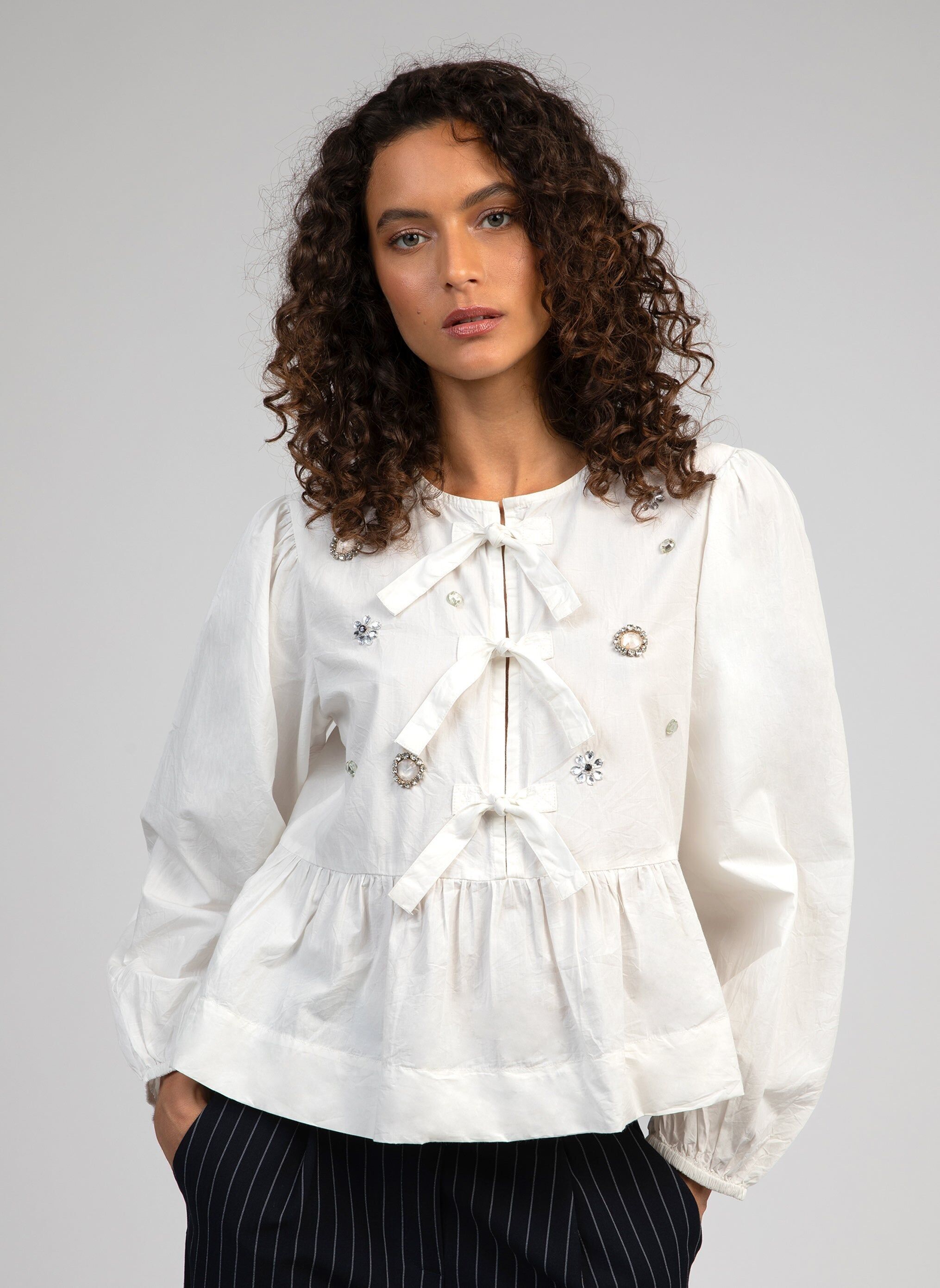 Camicetta bianca di Babbo Natale