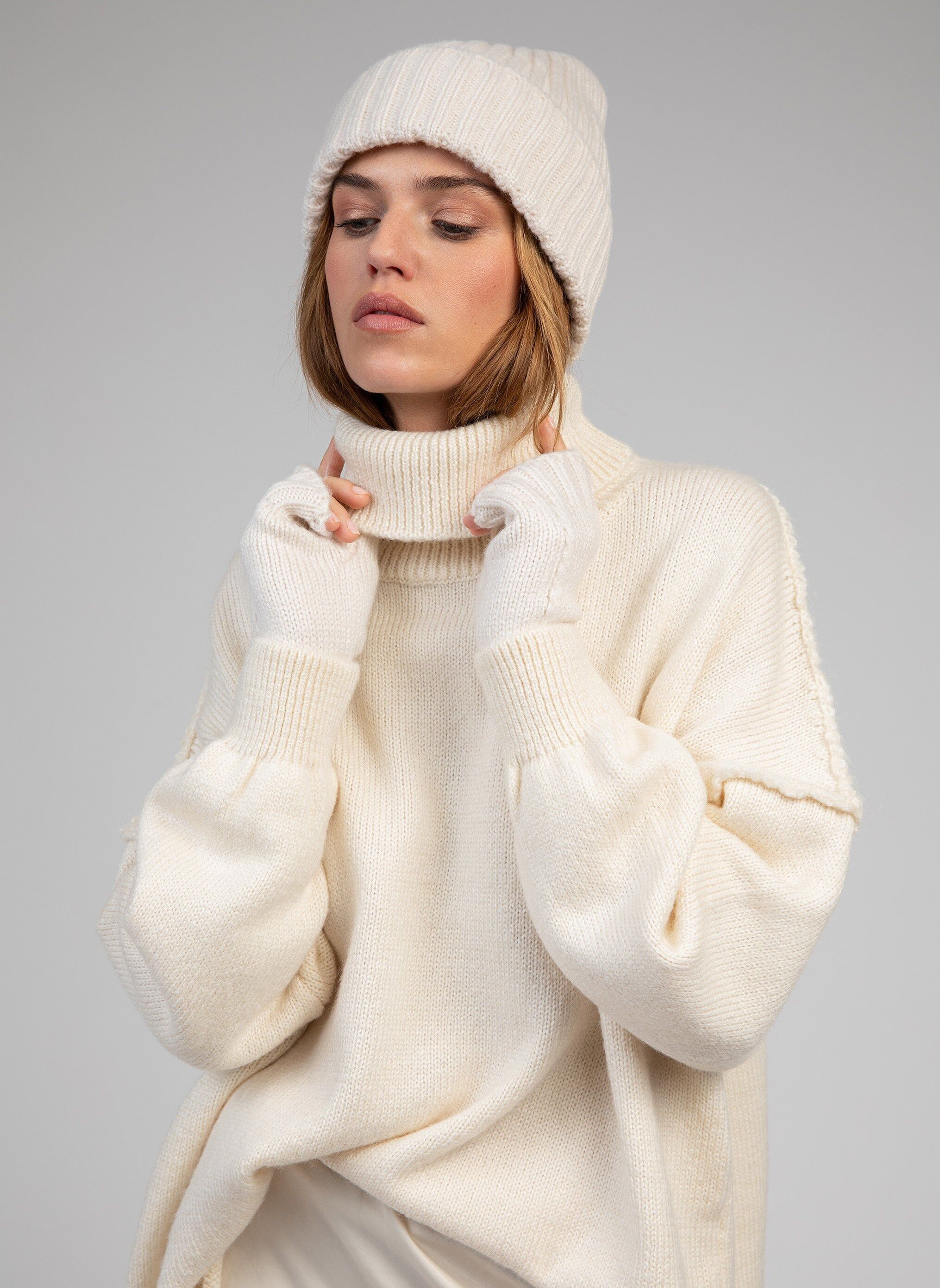 Berretto FROZEN beige melange