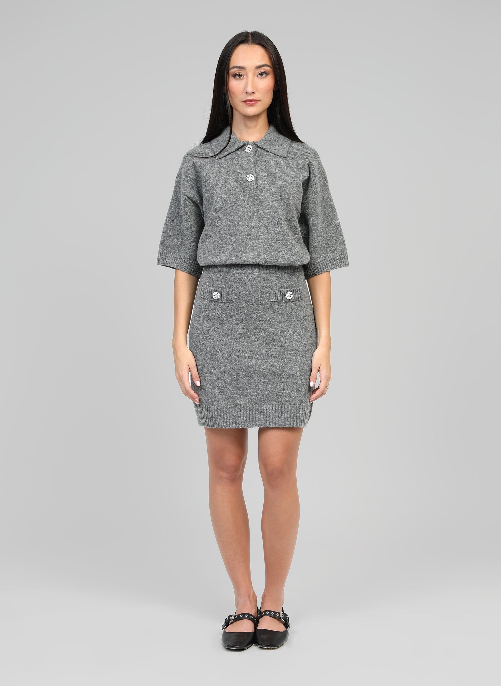 GONNA CORTA NAMINI grigia