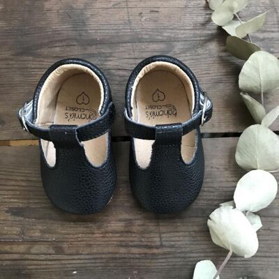 Mole' Traditional T-bar Shoes - Baby Soft Sole