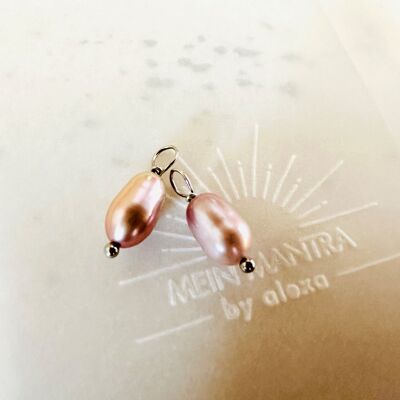 Dijes de perlas de agua dulce